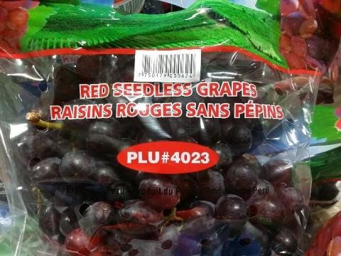 Organic Red Seedless Grapes - 2lb Bag